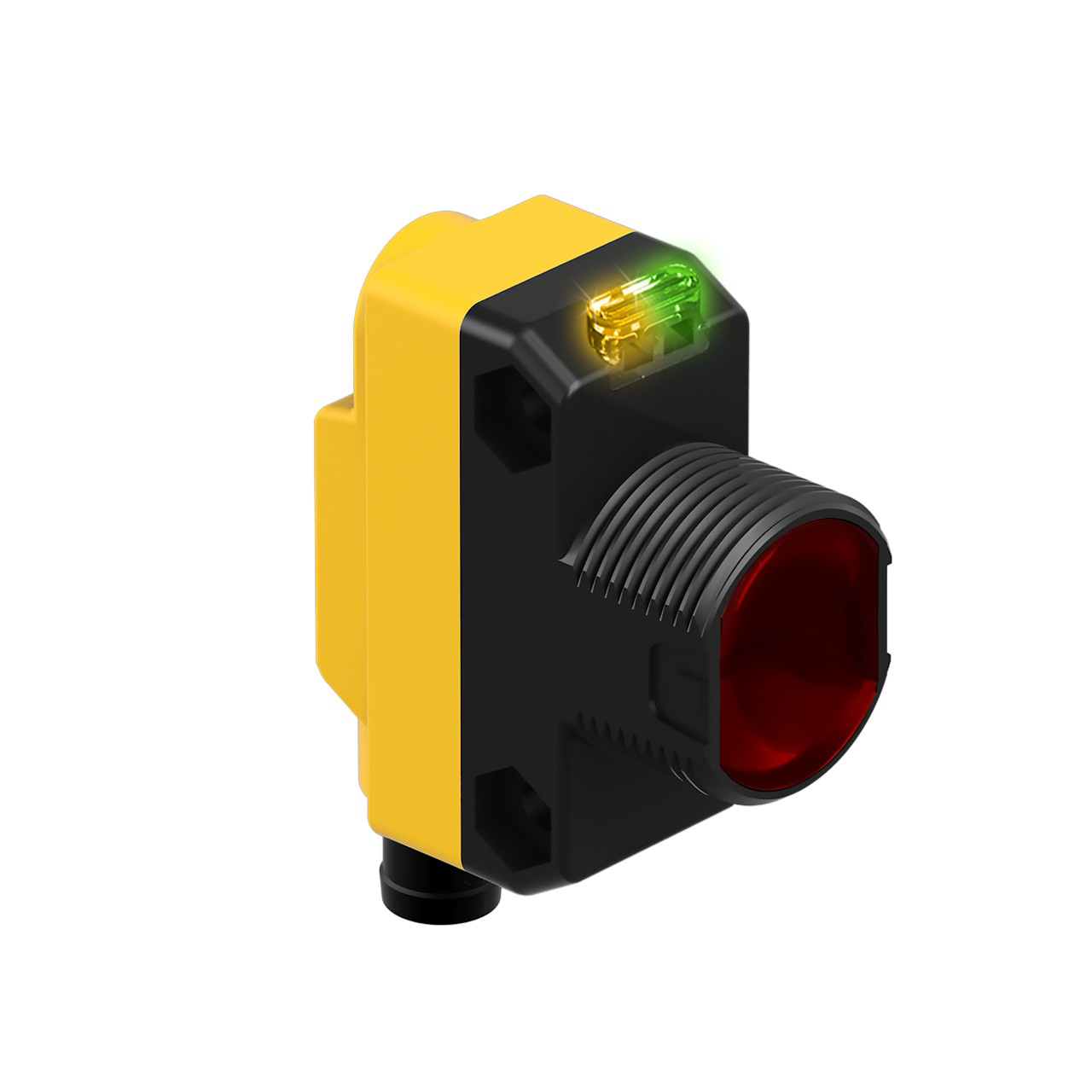 Banner Engineering Photoelectric Sensor; Opposed - Receiver; Rectangular; 20m Range; 10-30VDC; PNP; LO/DO Configurable; M8 QD